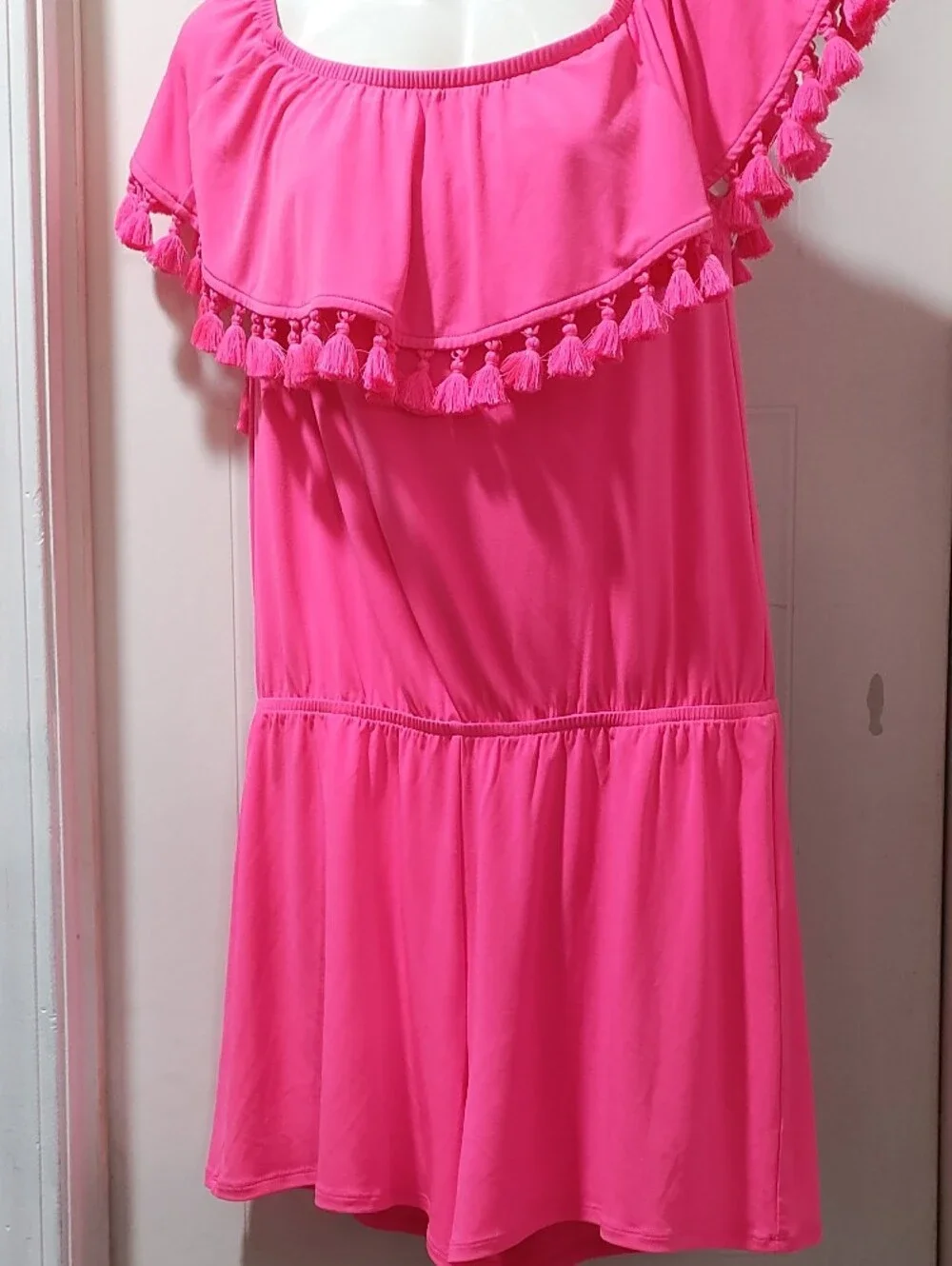 Lilly Pulitzer Hot Pink Elastic Waist Shorts